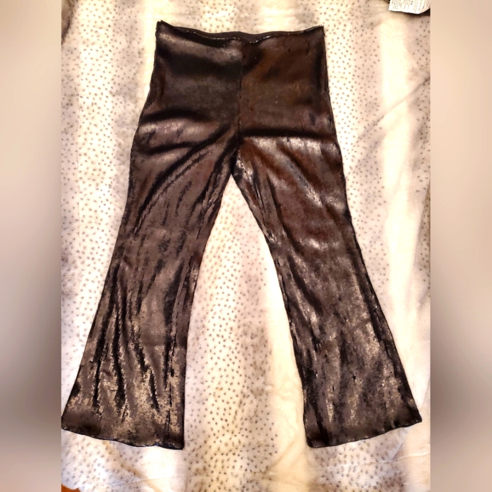 Sequin Wide Leg Pant